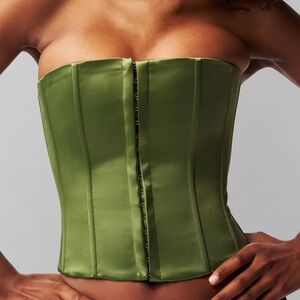 GUIZIO Satin Corset